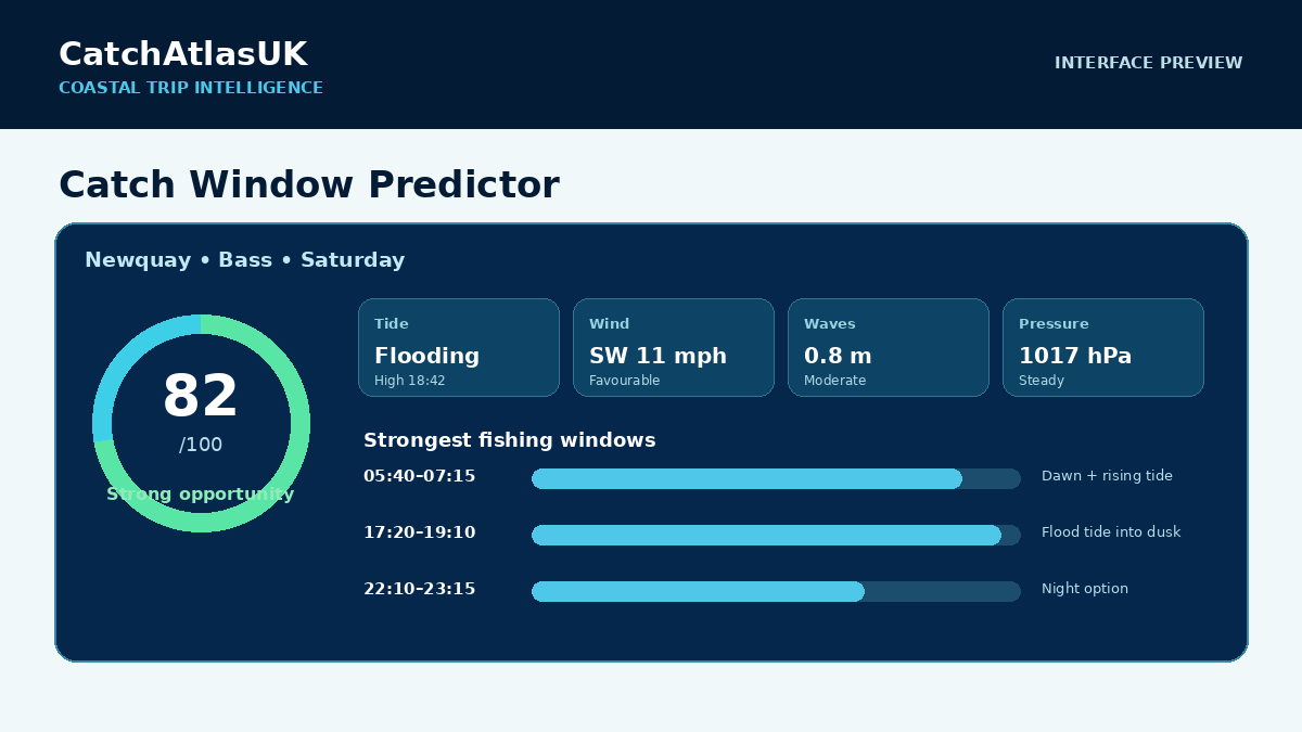 Preview of Premium Catch Window Predictor